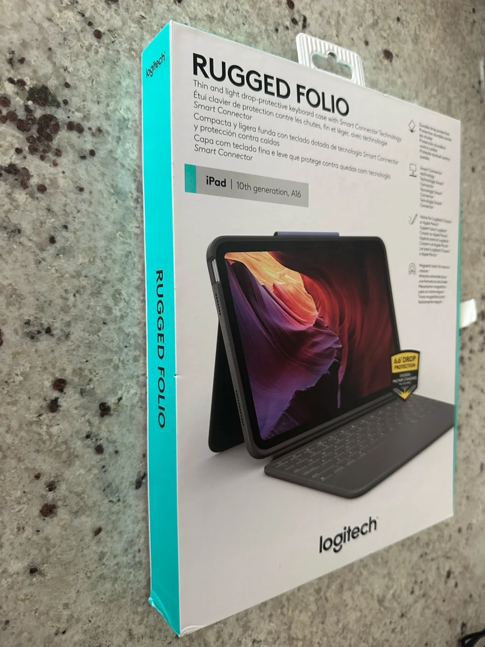 Logitech Rugged Folio Keyboard Case for iPad (10th Gen)